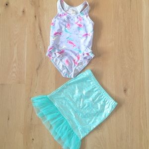 OshGosh Mermaid swimsuit/bathing suit🧜🏻‍♀️